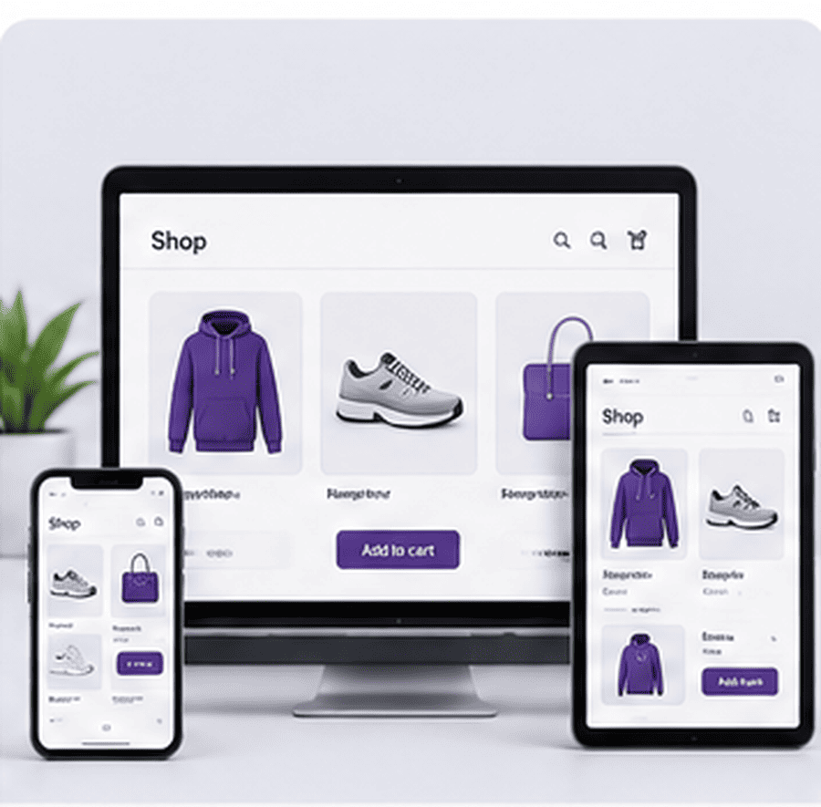 Responsive WooCommerce website design