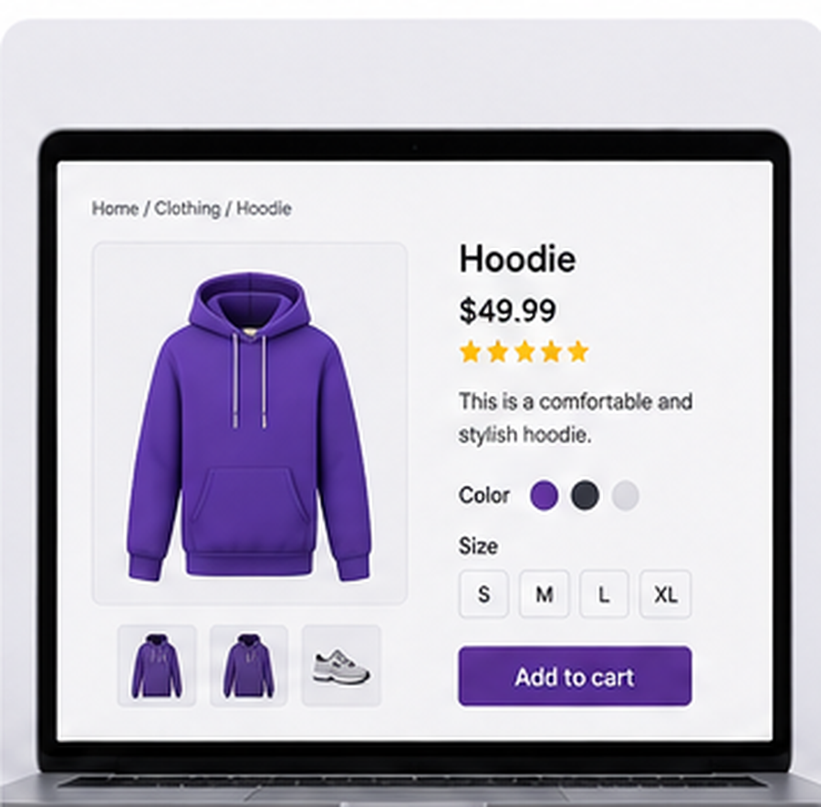 WooCommerce product page setup